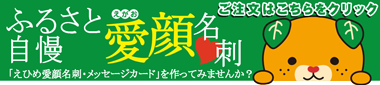 えひめ愛顔名刺の注文はこちらから